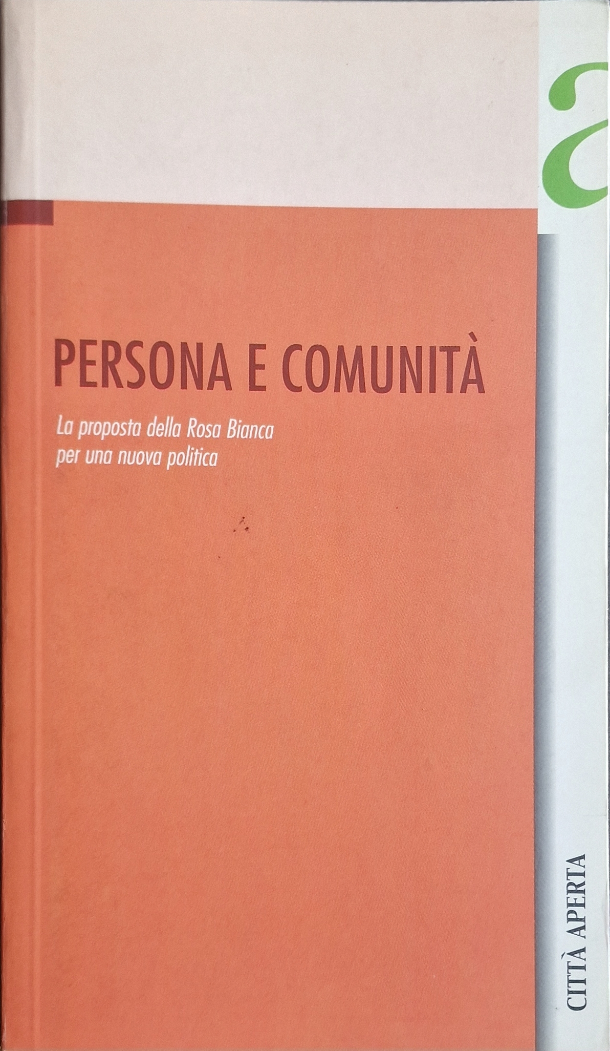 Persona e comunità 2003 copertina